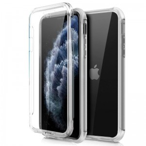 Funda COOL Silicona 3D para iPhone 11 Pro (Transparente Frontal + Trasera) D