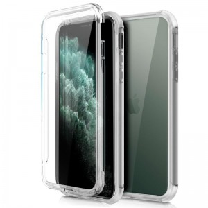 Funda Silicona 3D iPhone 11 Pro Max (Transparente Frontal + Trasera) D