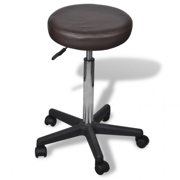 Stool de escritório marrom D