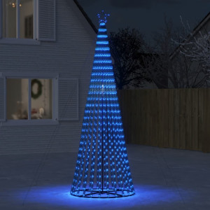 Árvore de Natal cone de luz 688 LEDs azul 300 cm D