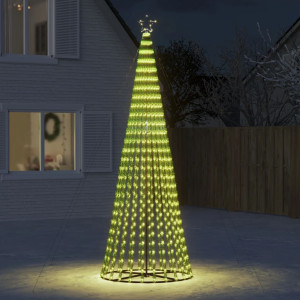 Árbol de Navidad cono de luz 688 LEDs blanco cálido 300 cm D