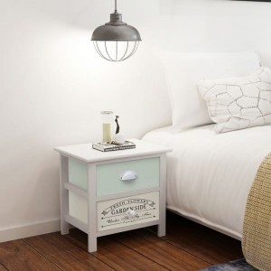 Mesita de noche de estilo francés de madera D