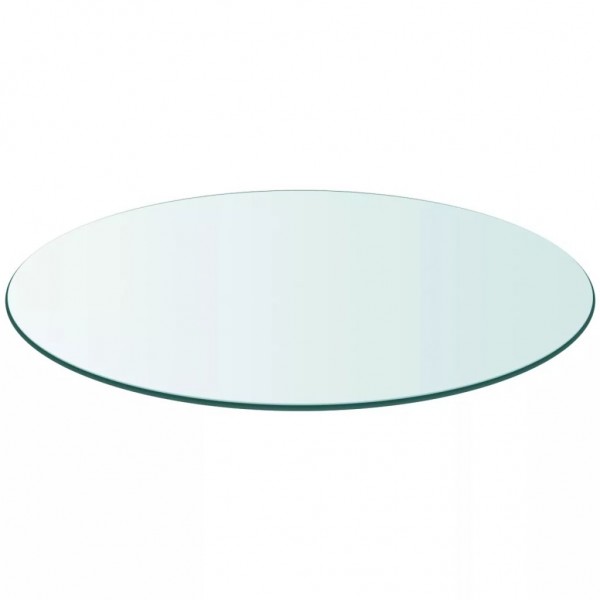 Tablero de mesa de cristal templado redondo 500 mm D