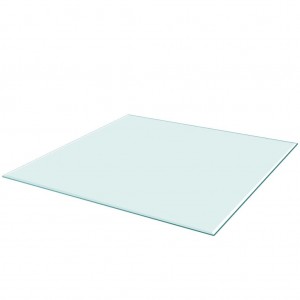 Tablero mesa de cristal templado cuadrado 700x700 mm D