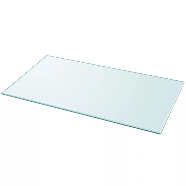 Tablero de mesa de cristal templado cuadrado 1200x650 mm D