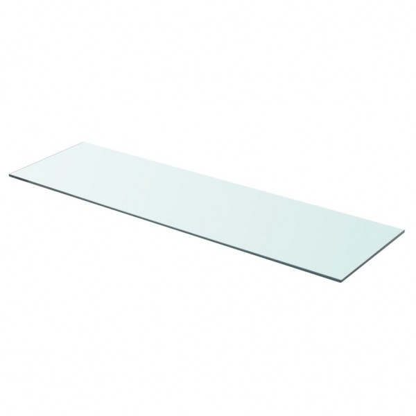 Panel de estante vidrio claro 90x25 cm Panel de estante vidrio claro 90x25 cm D