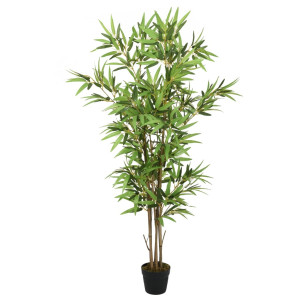 Árbol de bambú artificial con 368 hojas verde 80 cm D