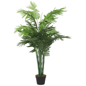 Palmeira artificial com 28 folhas verdes de 120 cm D