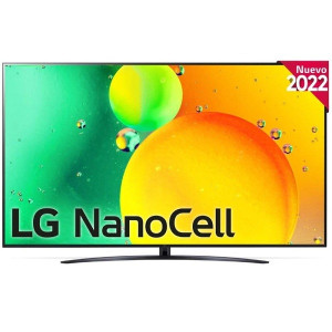 Smart TV LG 86" NanoCell 4K UHD 86NANO766QA preto D