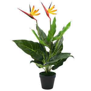 Strelitzia reginae planta ave do paraíso artificial 66 cm D