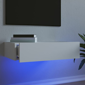 Mueble para TV con luces LED blanco 60x35x15.5 cm D