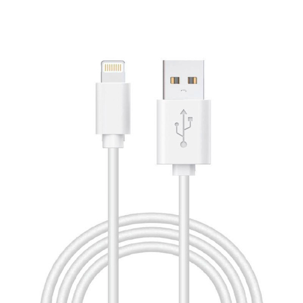 Cabo USB compatível COOL Relâmpago para iPhone / iPad (1,2 metros) Branco D