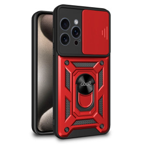 Carcasa COOL para iPhone 15 Pro Max Hard Ring Rojo D