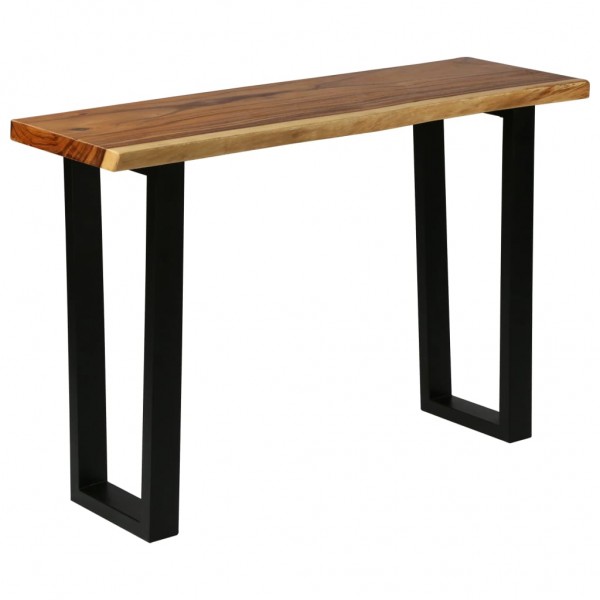 Mesa consola de madera maciza de suar 110x35x75 cm Mesa consola de madera maciza de suar 110x35x75 cm D