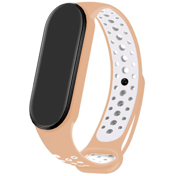 Cintura COOL para Xiaomi Minha faixa 5 / 6 / 7 / Amazfit Banda 5 Sport Rosa Pastel D