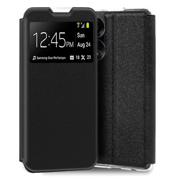 Funda COOL Flip Cover para Oppo A18 / A38 Liso Negro D