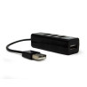 Hub USB 2.0 Universal COOL 4 portas USB pretas 3