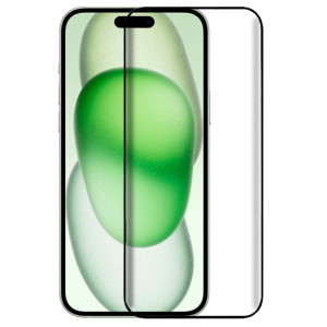Protector de tela de vidro temperado COOL para iPhone 15 Plus (FULL 3D Negro) D