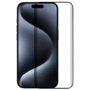 Protector Pantalla Cristal Templado COOL para iPhone 15 Pro (FULL 3D Negro) D