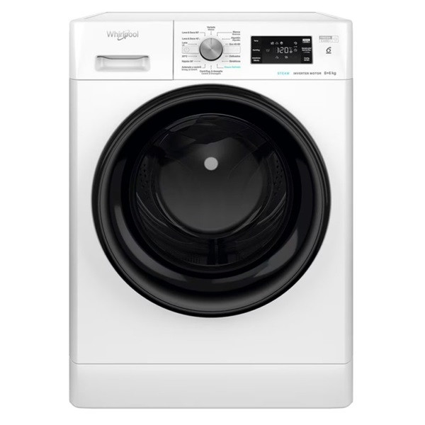 Lavadora WHIRLPOOL A/D 8/6kg FFWDB864369BVSPT branco D