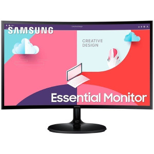 Monitor Samsung Essential S3 24" LED FHD S24C360EAU negro D