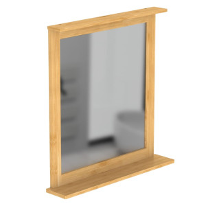 EISL Espelho com estrutura de bambu 67x11x70 cm D