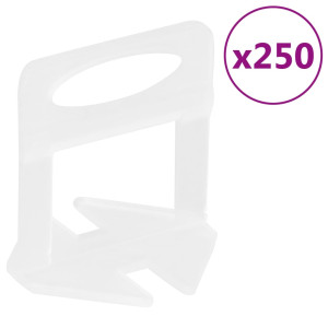Calzos para nivelación de azulejos 250 unidades 1.5 mm D