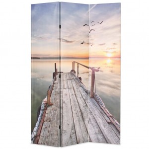 Biombo divisor plegable 120x170 cm lago D