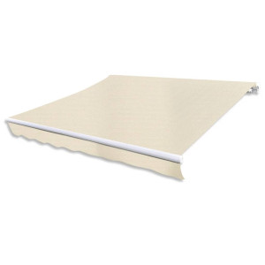 Toldo plegable motorizado 400 cm crema D