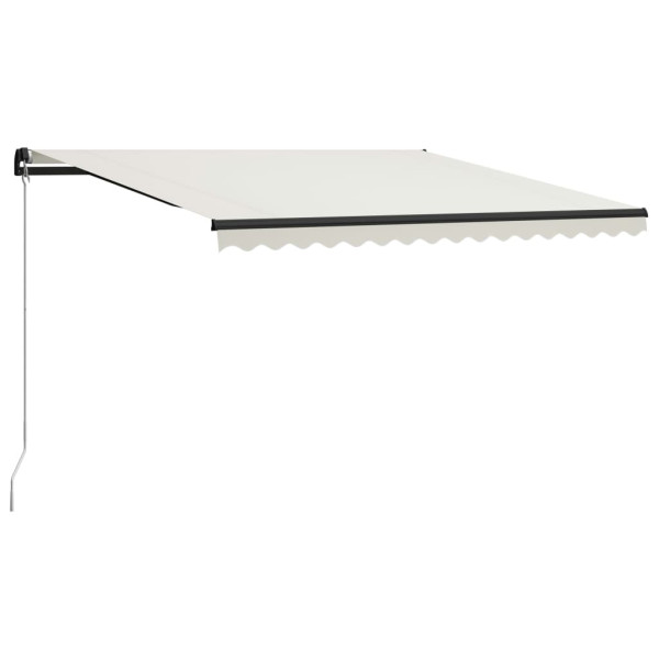 Toldo manual retrátil creme 400x300 cm D