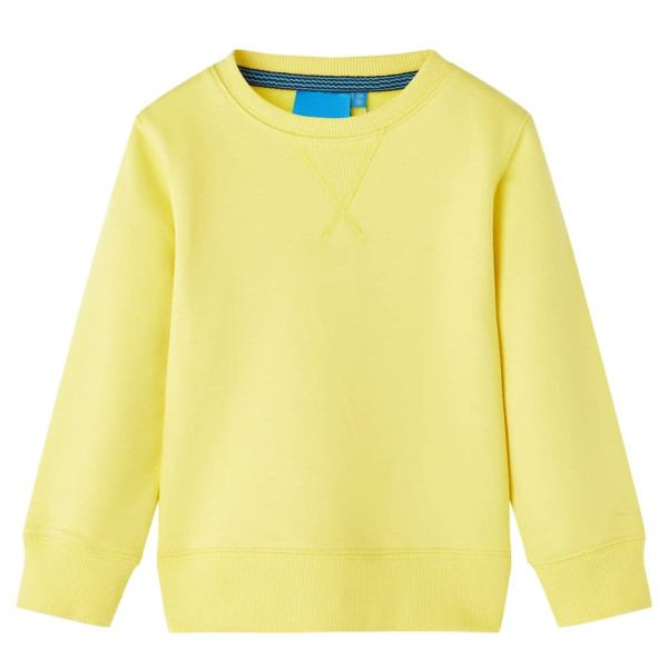 Sudadera para niños amarillo claro 128 D