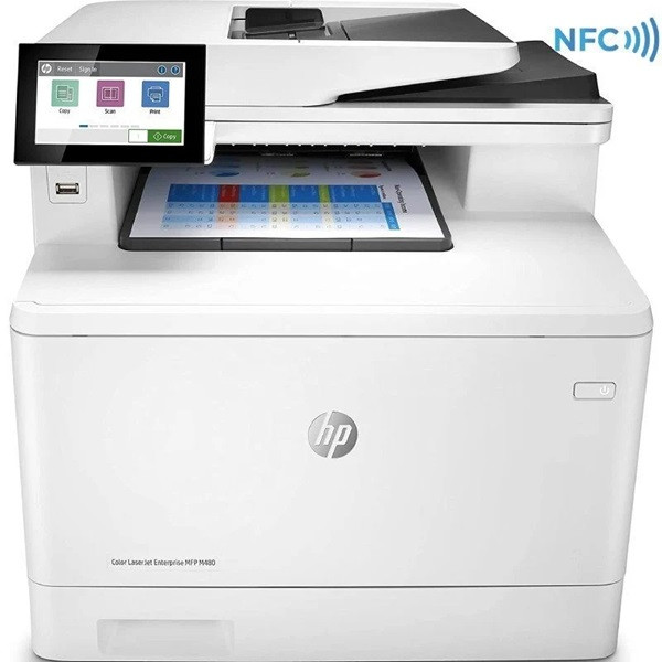 Impressora HP Laserjet MFP M480F Multifunção WiFi branco D