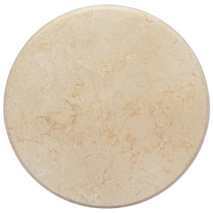 Tablero para mesa mármol color crema Ø50x2.5 cm D