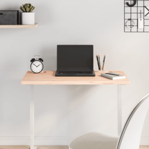 Mesa de escritório de madeira maciça de abeto 80x40x2.5 cm D