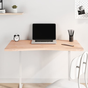 Mesa de escritório de madeira maciça de abeto 100x55-60) x2.5 cm D