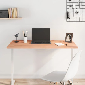 Mesa de escritório de madeira maciça de abeto 100x60x1,5 cm D