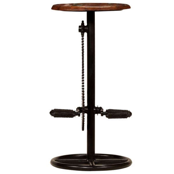 Taburetes de cocina 2 unidades madera maciza reciclada M 4