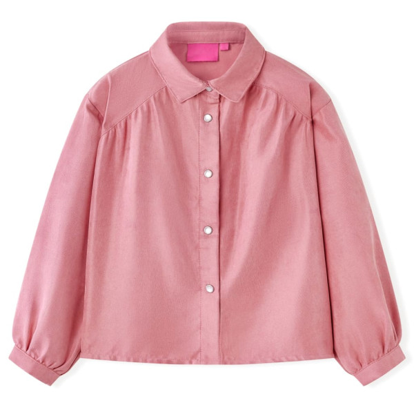 Blusa para crianças com mangas leves rosa vara 140 D