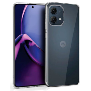 Funda COOL Silicona para Motorola Moto G84 5G (Transparente) D