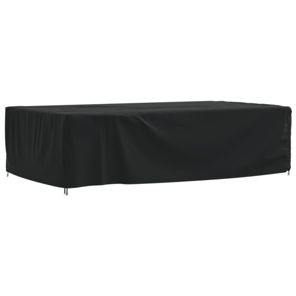 Cobertura para móveis de jardim Oxford 420D preto 315x180x74 cm D