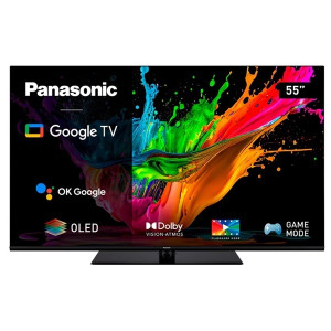 Smart TV PANASONIC 55" OLED 4K UHD TX-55MZ800E preto D