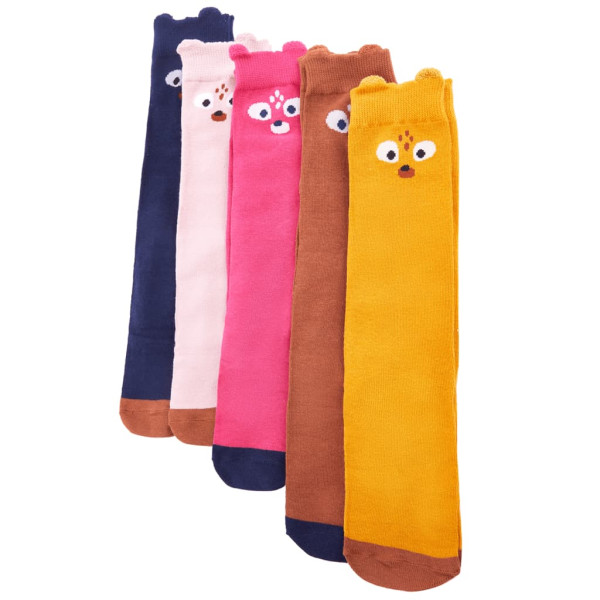 Calcetines para niños 5 pares con diseño de animal EU 23-26 D