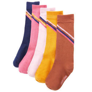 Calcetines para niños 5 pares con estampado de rayas EU 30-34 D