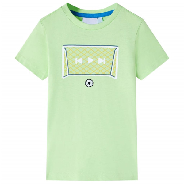 T-shirt infantil com Verde lima 90 D