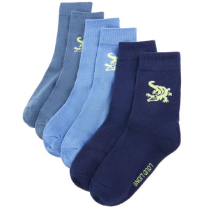 Calcetines para niños 5 pares con estampado de cocodrilo EU 30-34 D