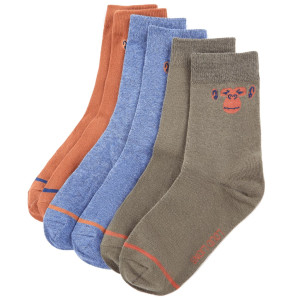 Calcetines para niños 5 pares con estampado de mono EU 30-34 D