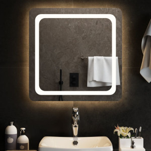 Espejo de baño con LED 60x60 cm D