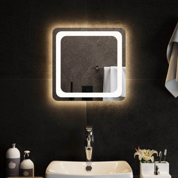 Espelho de banheiro com LED 40x40 cm D