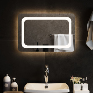 Espelho de banheiro com LED 60x40 cm D