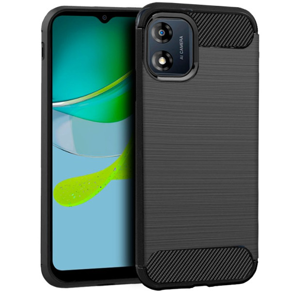 Carcaça COOL para Motorola Moto E13 Carboonte preto D